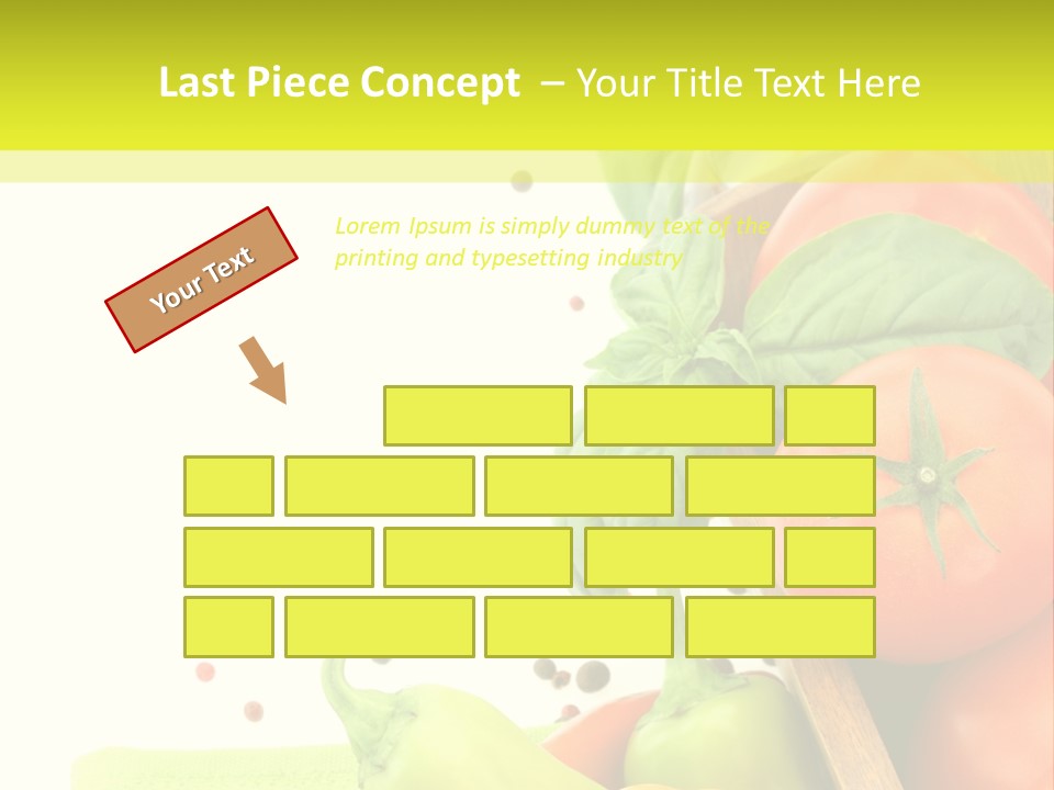 Pepper Cooking Copy Space PowerPoint Template