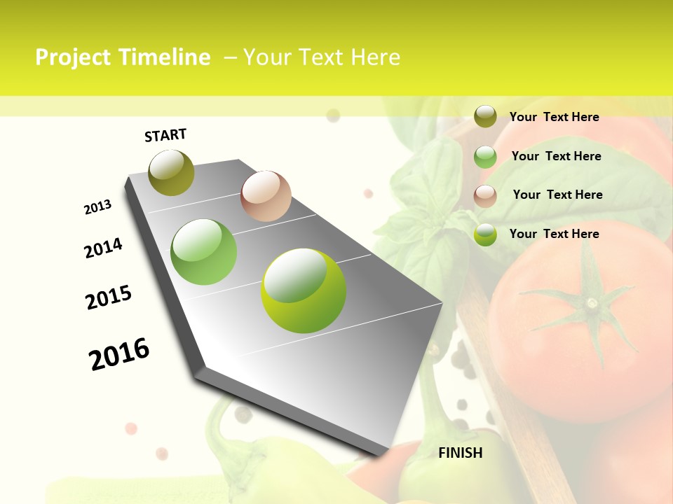 Pepper Cooking Copy Space PowerPoint Template