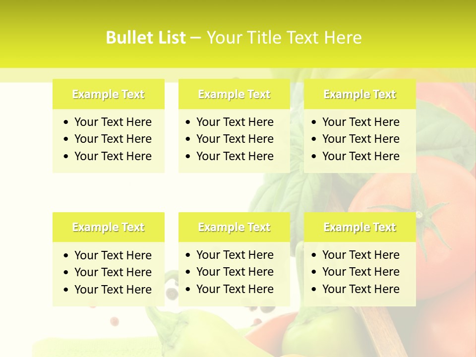 Pepper Cooking Copy Space PowerPoint Template