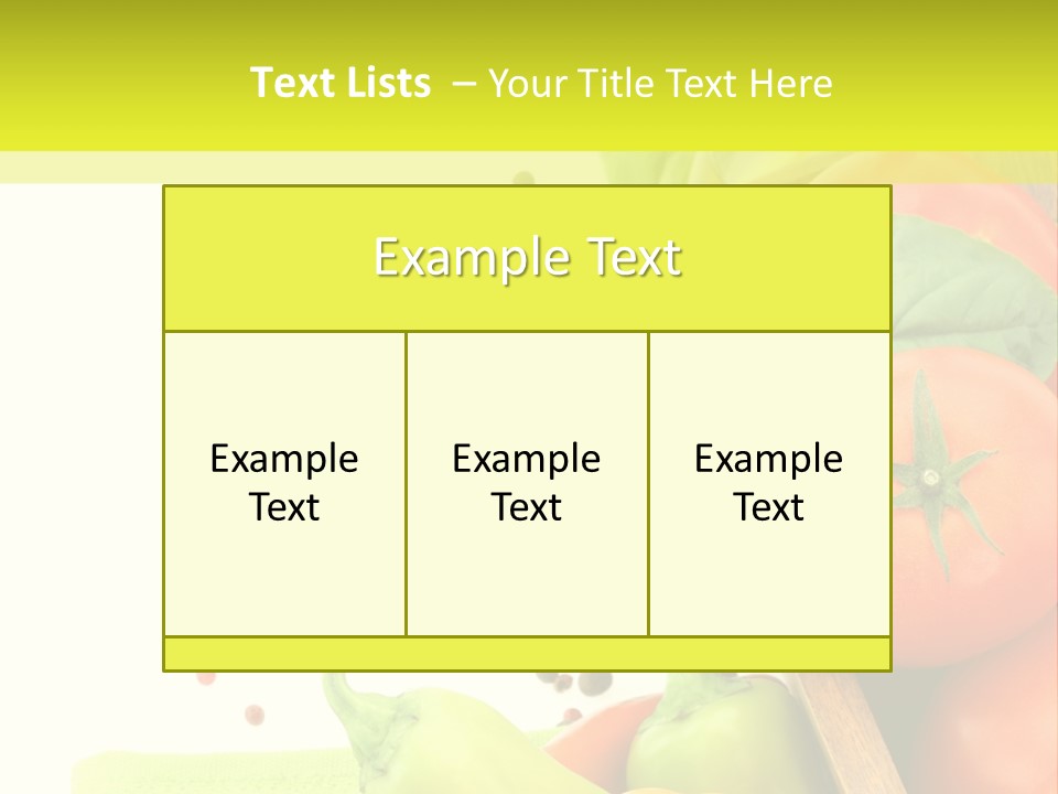 Pepper Cooking Copy Space PowerPoint Template