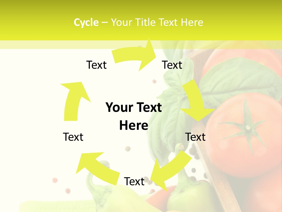 Pepper Cooking Copy Space PowerPoint Template