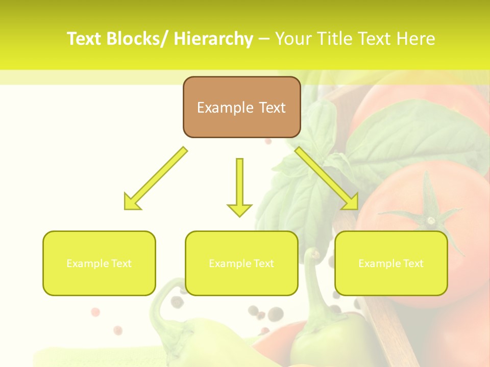 Pepper Cooking Copy Space PowerPoint Template