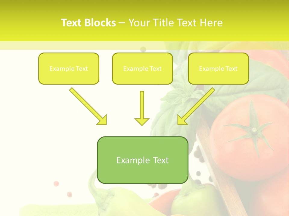 Pepper Cooking Copy Space PowerPoint Template