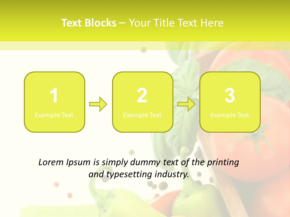 Pepper Cooking Copy Space PowerPoint Template