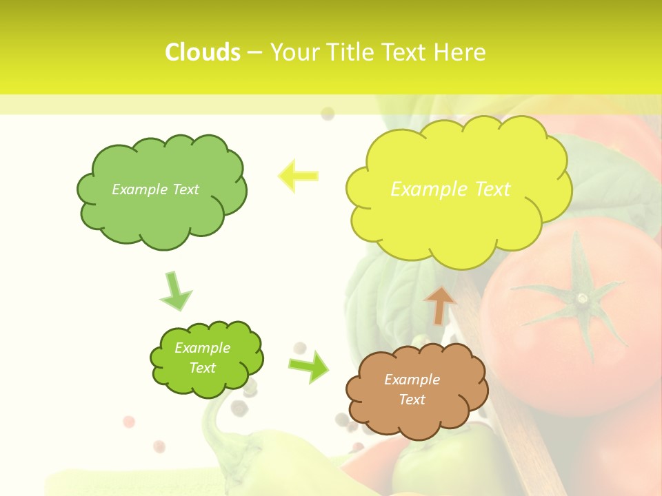 Pepper Cooking Copy Space PowerPoint Template