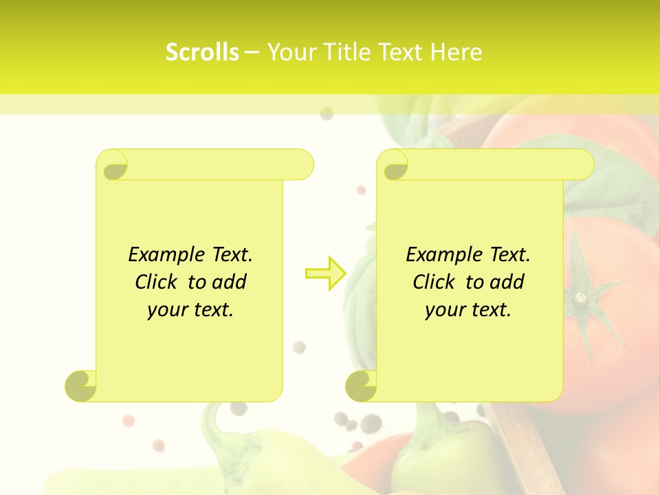 Pepper Cooking Copy Space PowerPoint Template