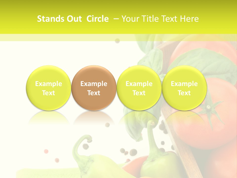 Pepper Cooking Copy Space PowerPoint Template