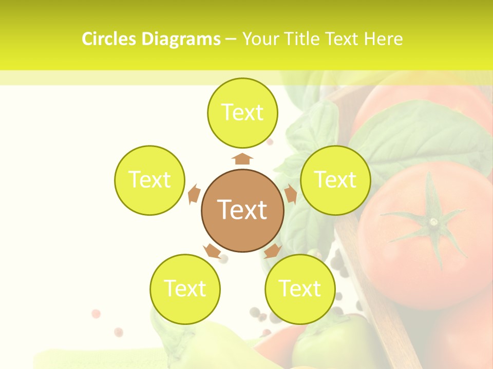 Pepper Cooking Copy Space PowerPoint Template