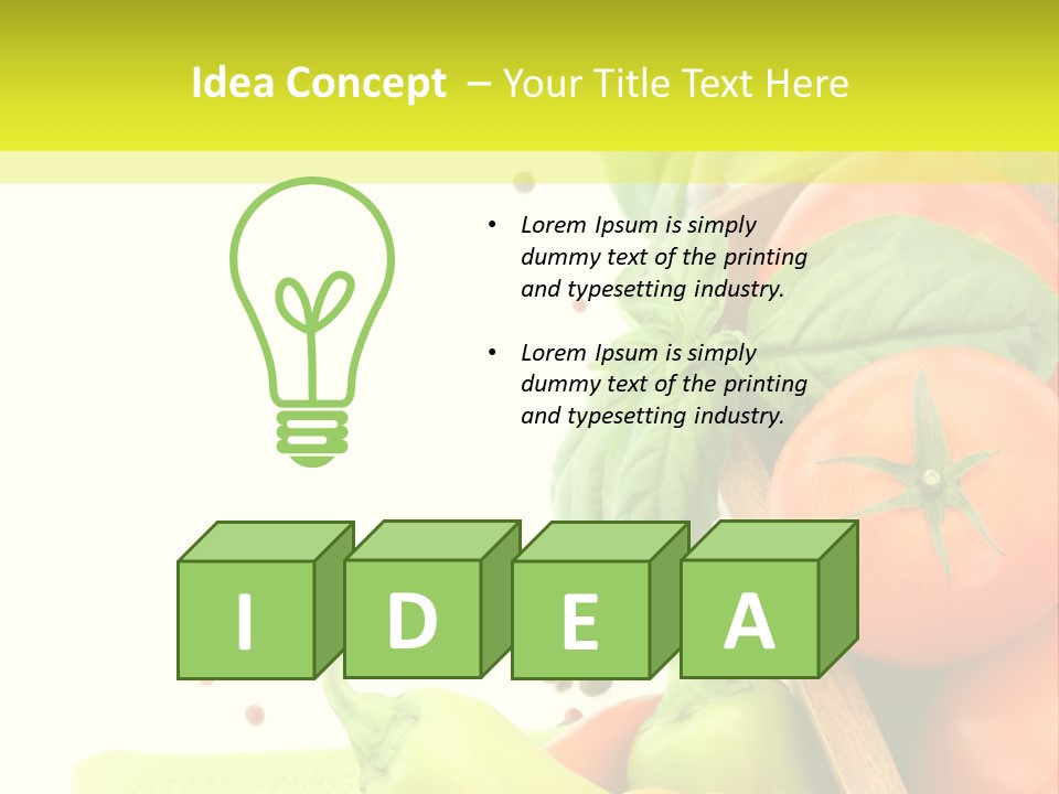 Pepper Cooking Copy Space PowerPoint Template