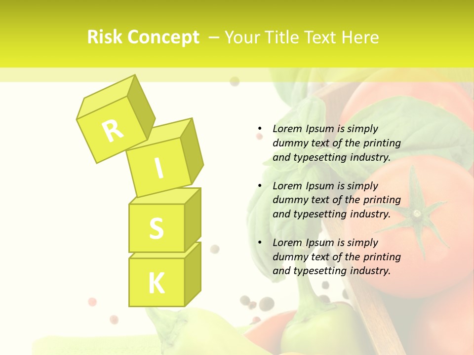 Pepper Cooking Copy Space PowerPoint Template