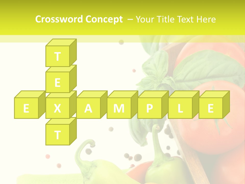 Pepper Cooking Copy Space PowerPoint Template