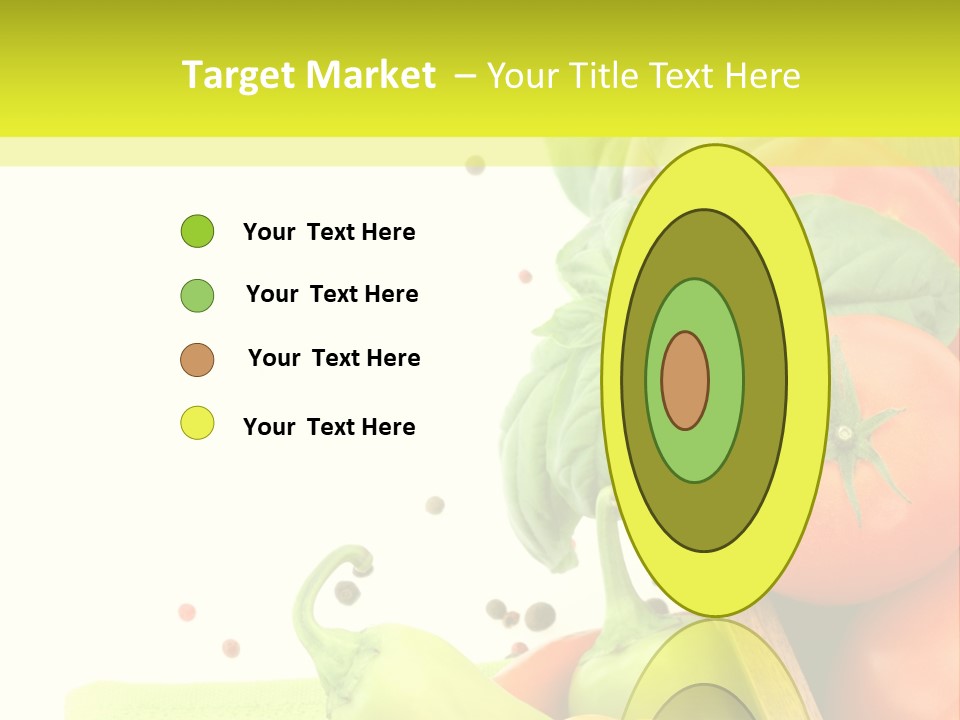 Pepper Cooking Copy Space PowerPoint Template