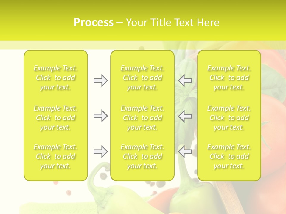 Pepper Cooking Copy Space PowerPoint Template