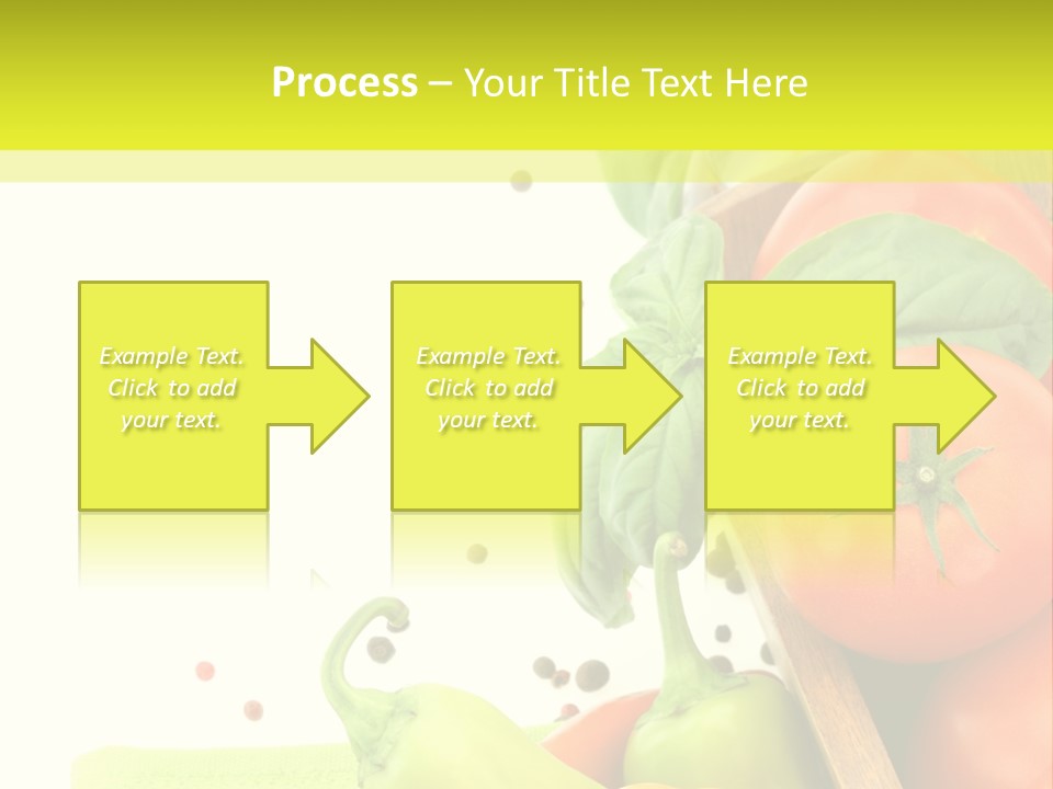 Pepper Cooking Copy Space PowerPoint Template
