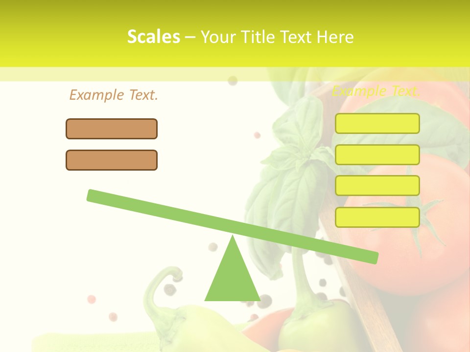 Pepper Cooking Copy Space PowerPoint Template