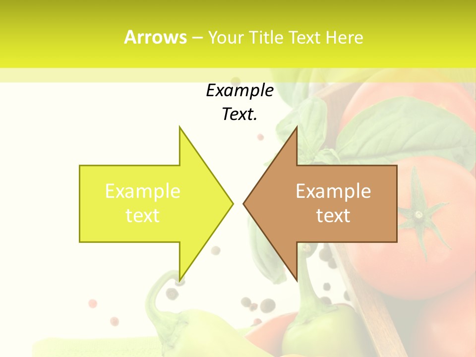 Pepper Cooking Copy Space PowerPoint Template