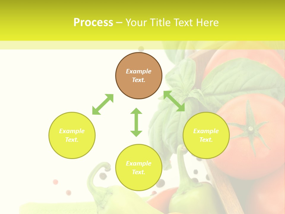 Pepper Cooking Copy Space PowerPoint Template