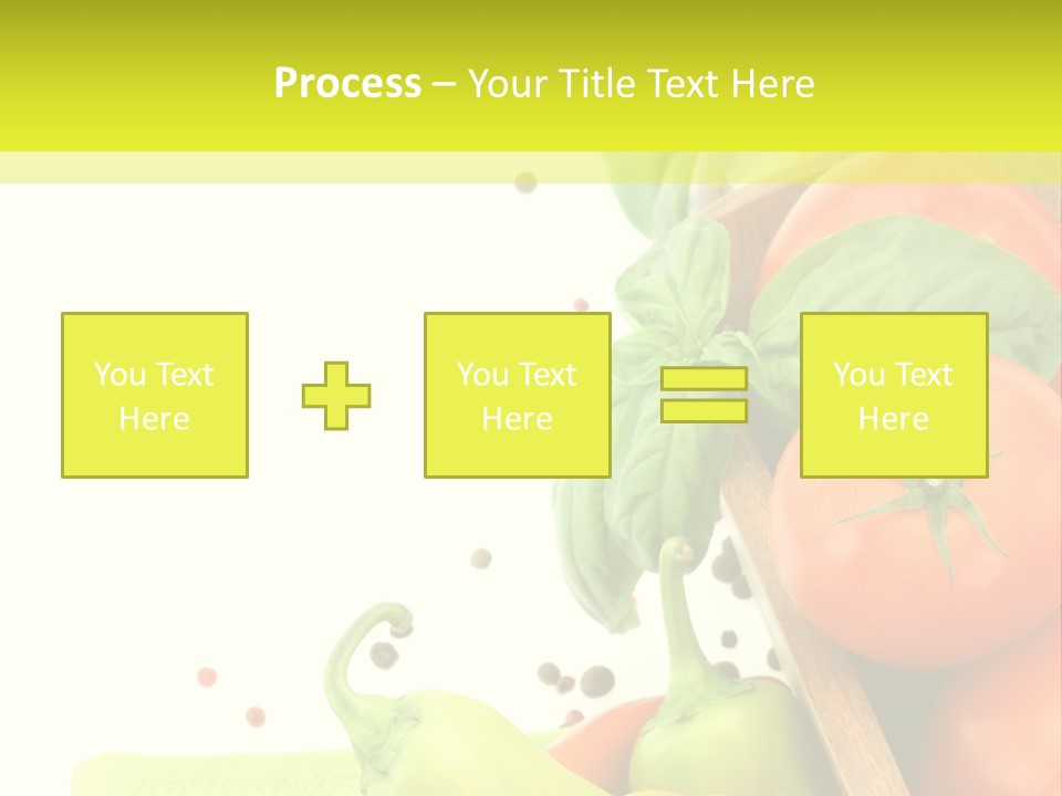 Pepper Cooking Copy Space PowerPoint Template
