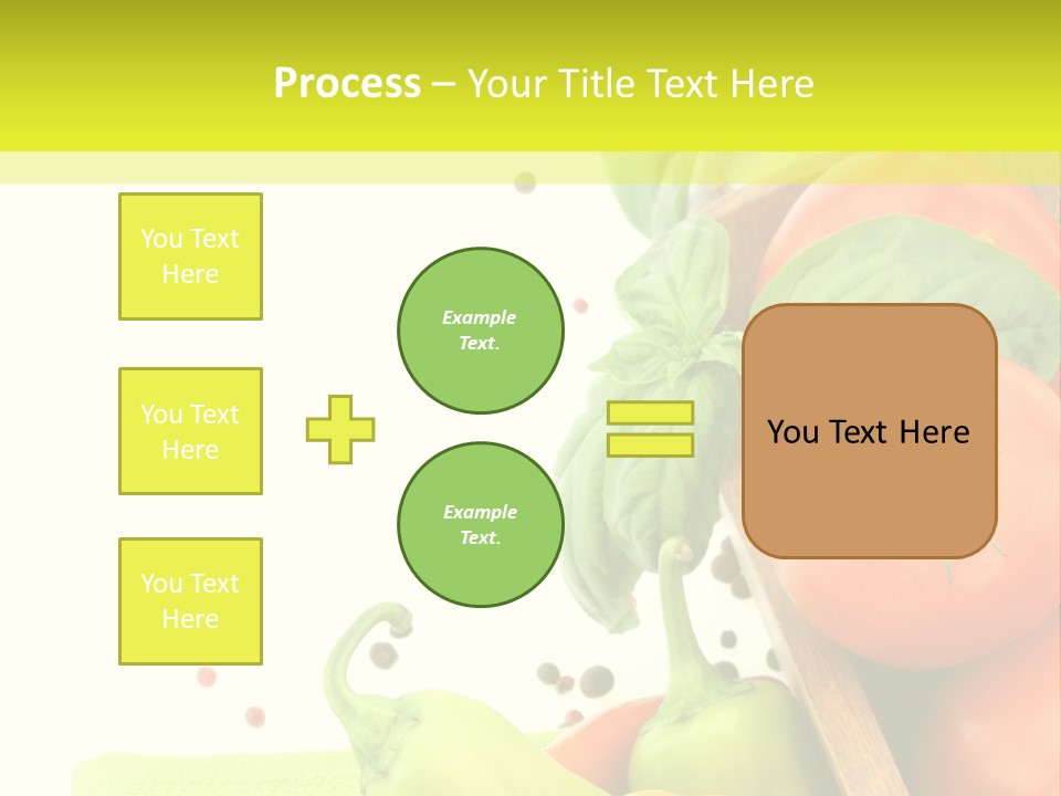 Pepper Cooking Copy Space PowerPoint Template