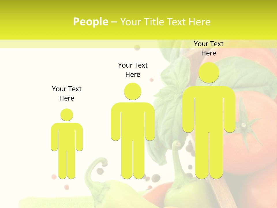Pepper Cooking Copy Space PowerPoint Template