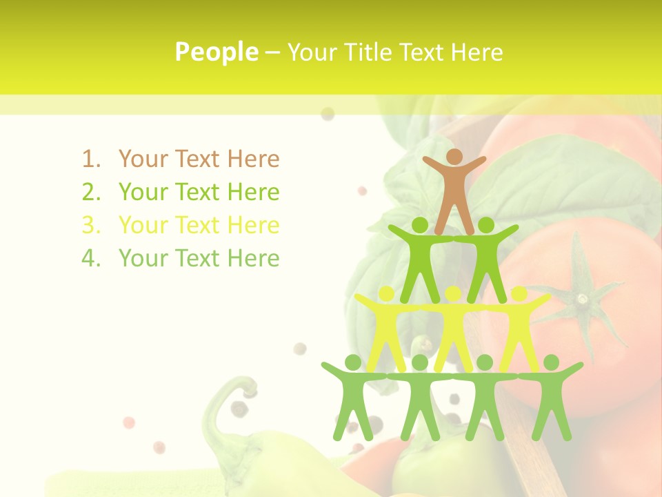 Pepper Cooking Copy Space PowerPoint Template