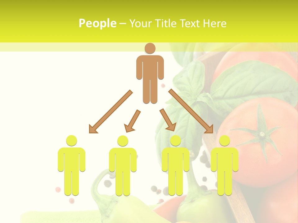 Pepper Cooking Copy Space PowerPoint Template