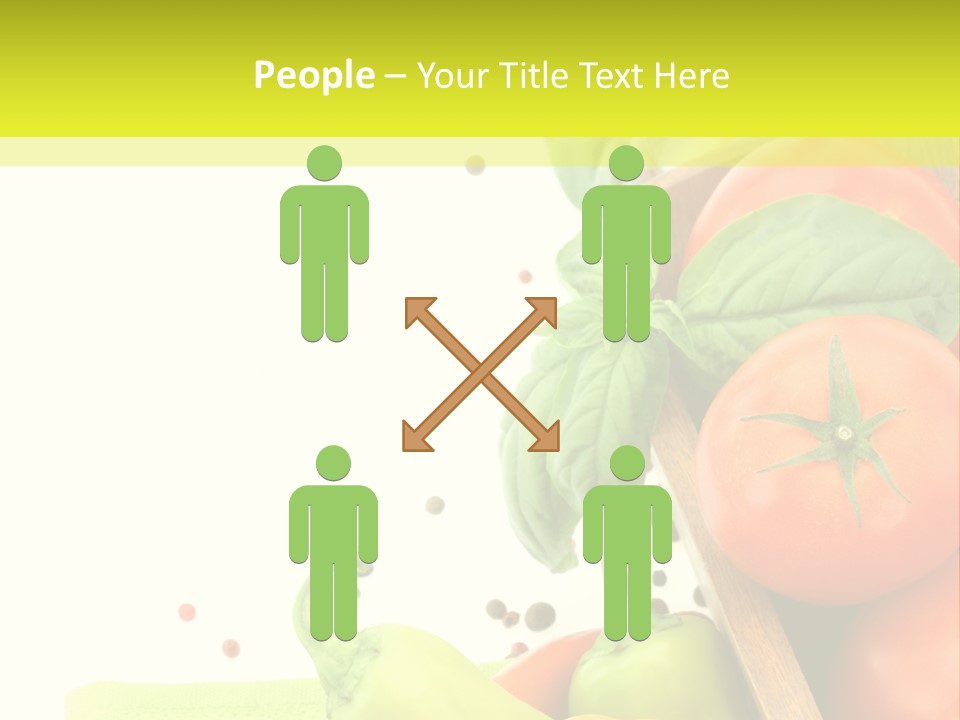 Pepper Cooking Copy Space PowerPoint Template