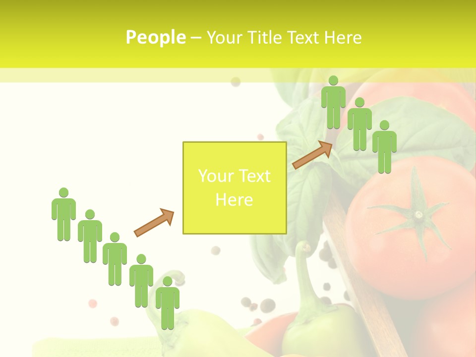 Pepper Cooking Copy Space PowerPoint Template