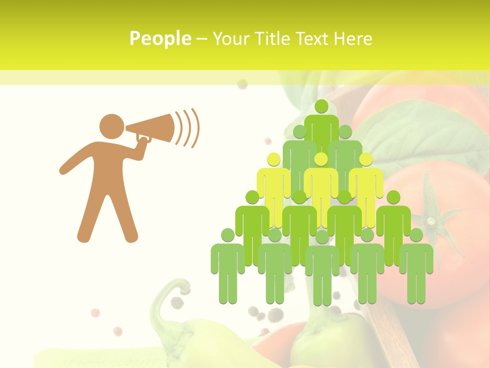 Pepper Cooking Copy Space PowerPoint Template