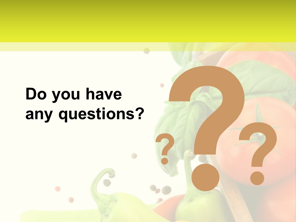 Pepper Cooking Copy Space PowerPoint Template