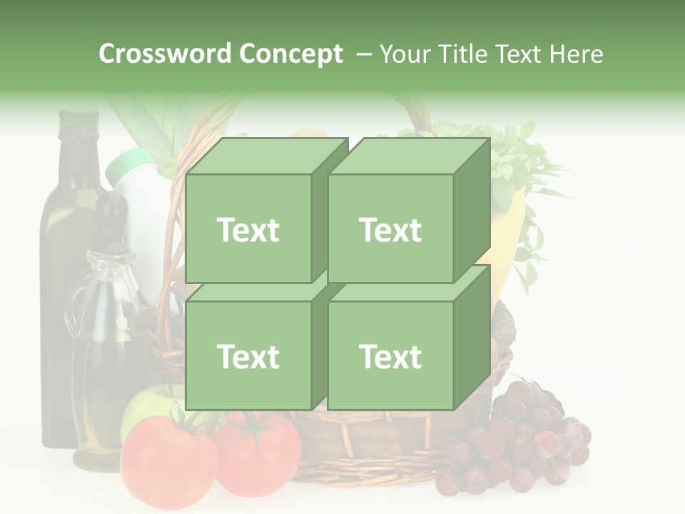 Ingredients Isolated Lose PowerPoint Template