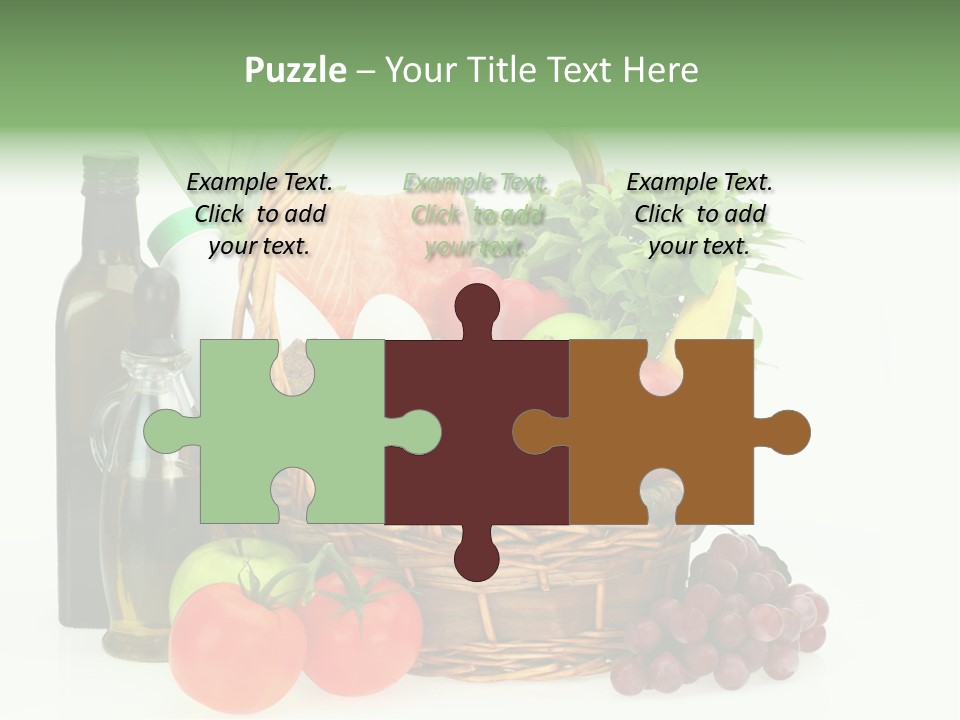 Ingredients Isolated Lose PowerPoint Template