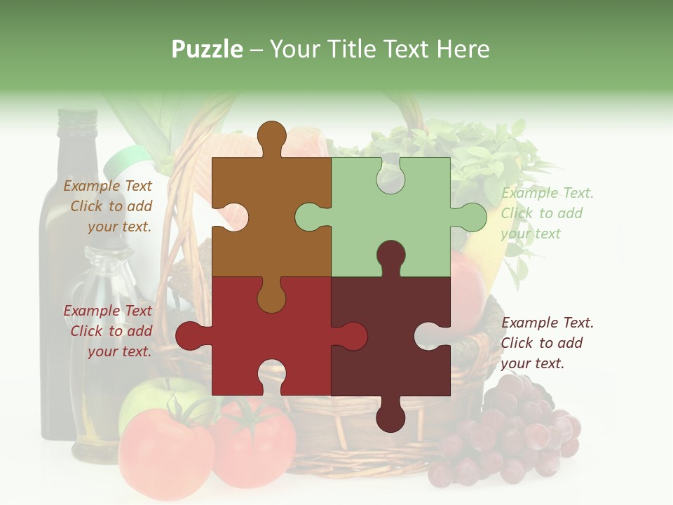 Ingredients Isolated Lose PowerPoint Template