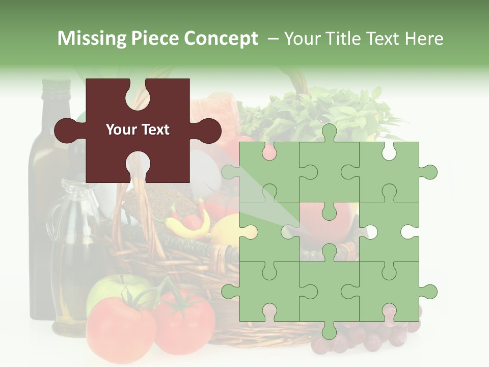 Ingredients Isolated Lose PowerPoint Template