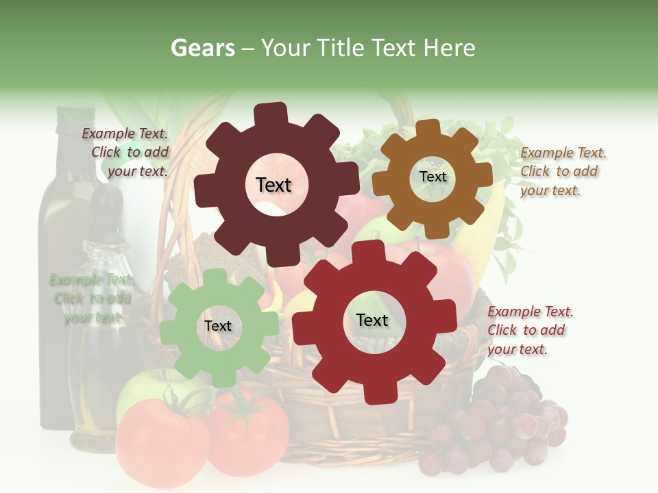 Ingredients Isolated Lose PowerPoint Template