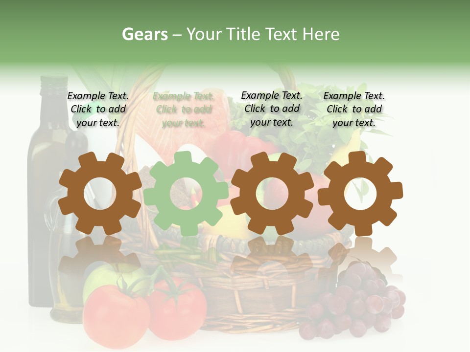 Ingredients Isolated Lose PowerPoint Template