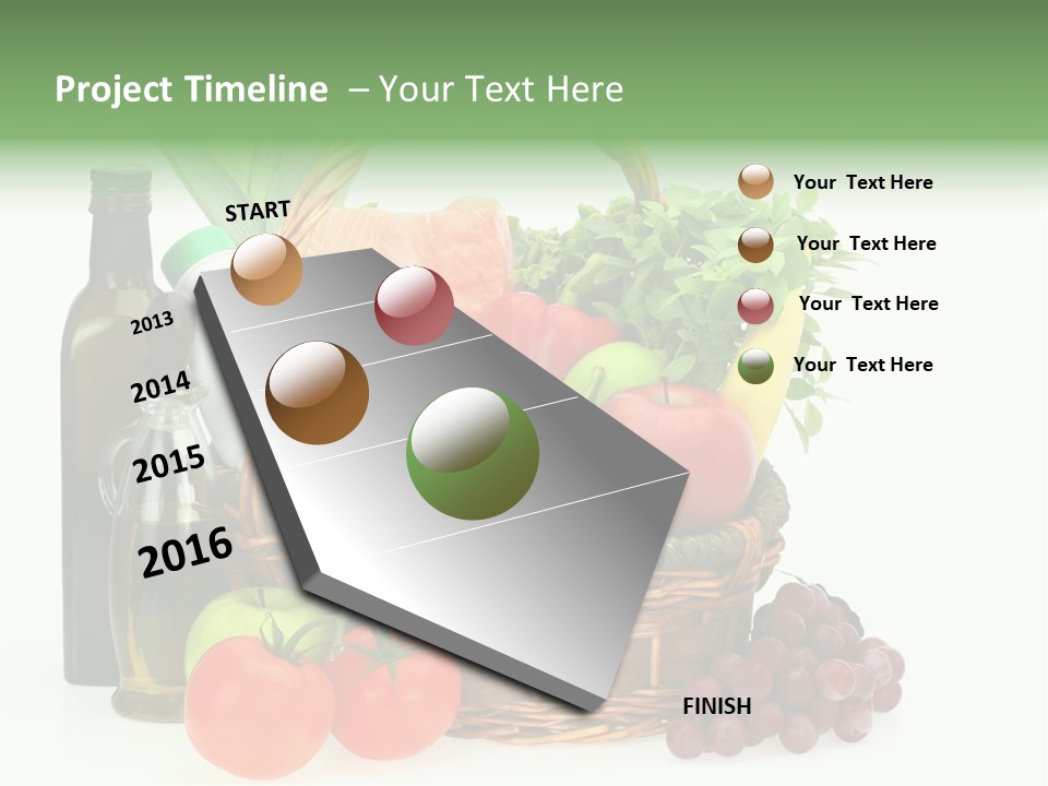 Ingredients Isolated Lose PowerPoint Template