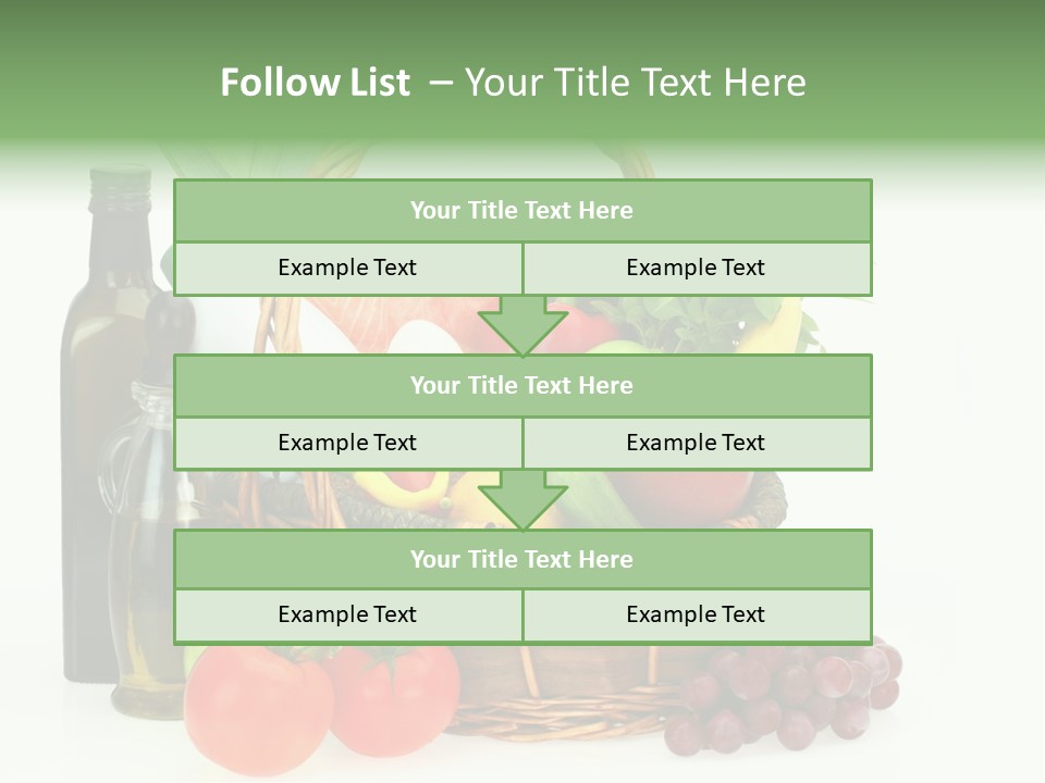 Ingredients Isolated Lose PowerPoint Template