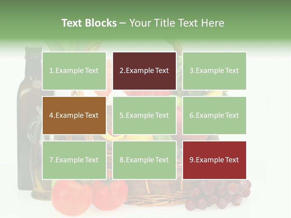 Ingredients Isolated Lose PowerPoint Template
