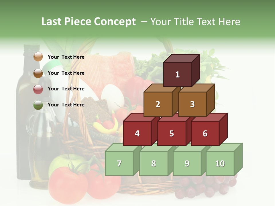 Ingredients Isolated Lose PowerPoint Template
