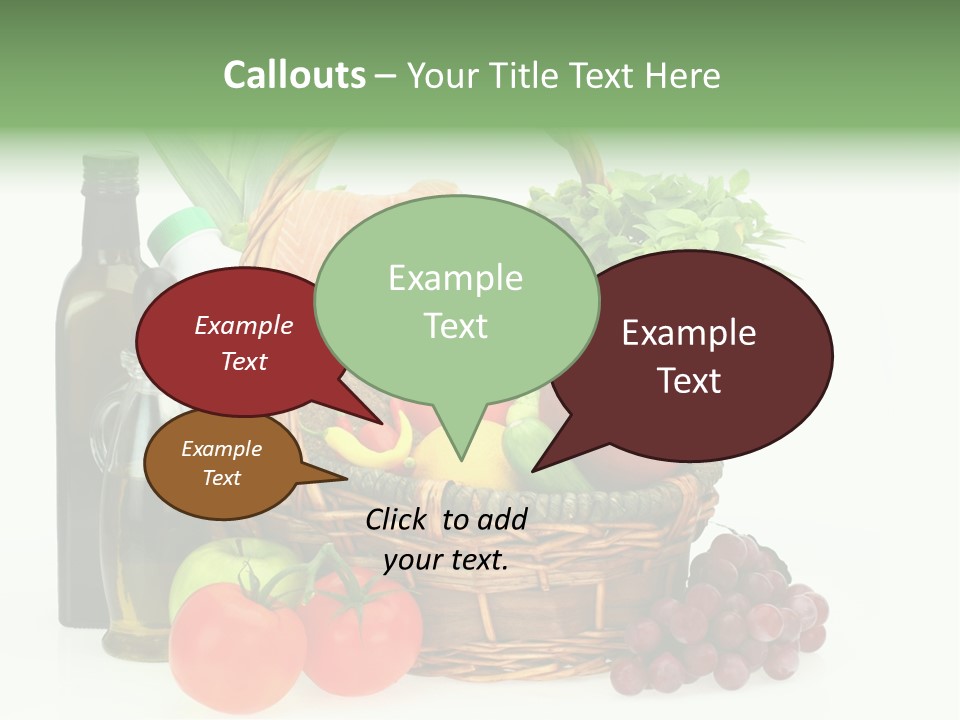 Ingredients Isolated Lose PowerPoint Template