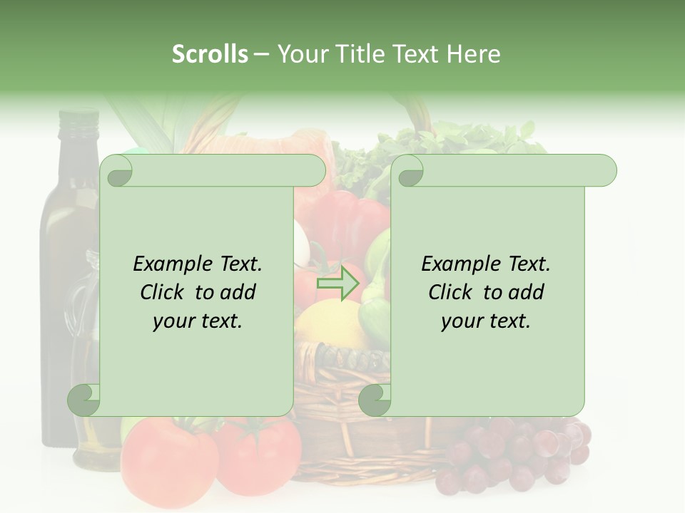 Ingredients Isolated Lose PowerPoint Template
