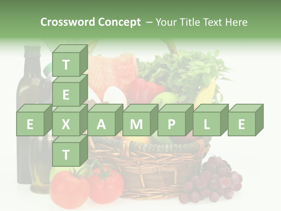 Ingredients Isolated Lose PowerPoint Template