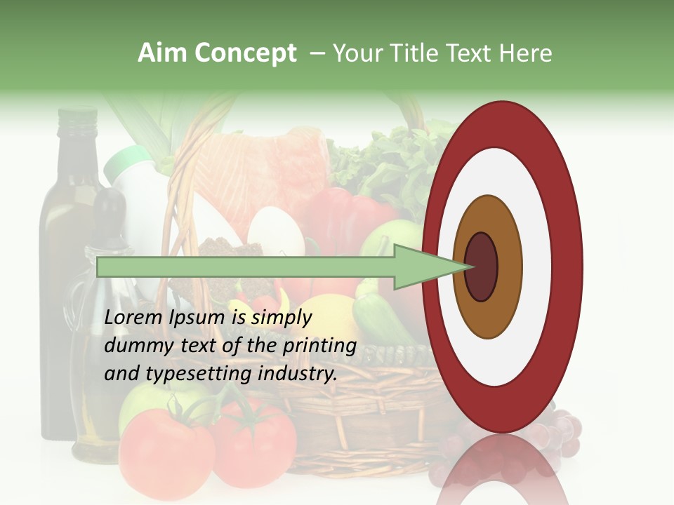 Ingredients Isolated Lose PowerPoint Template