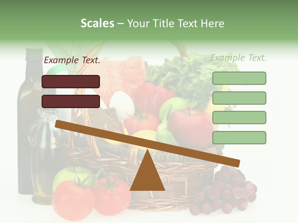 Ingredients Isolated Lose PowerPoint Template