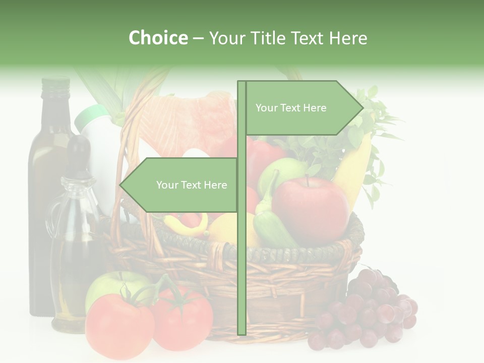 Ingredients Isolated Lose PowerPoint Template
