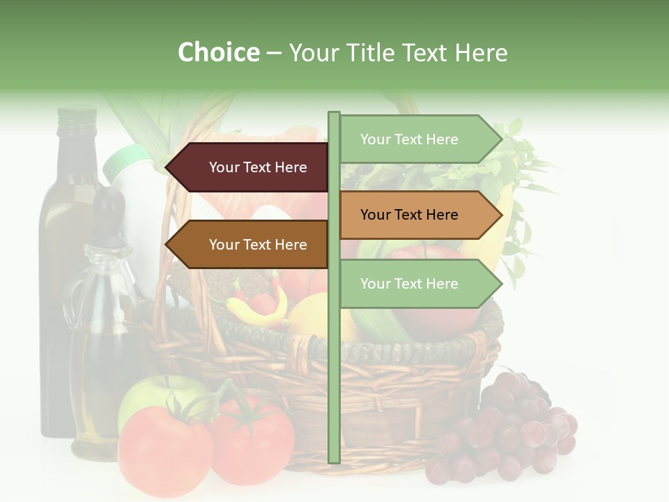 Ingredients Isolated Lose PowerPoint Template