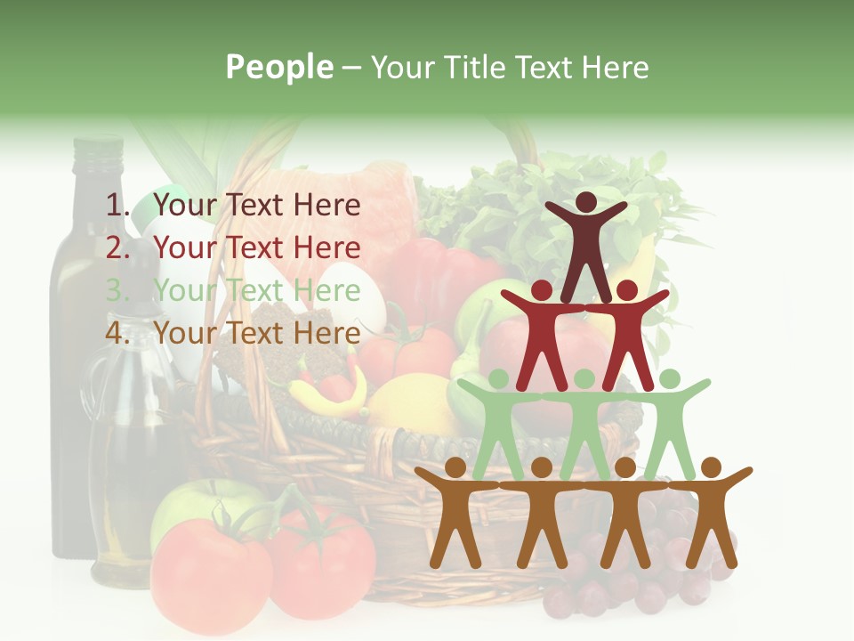 Ingredients Isolated Lose PowerPoint Template