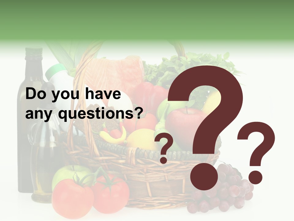 Ingredients Isolated Lose PowerPoint Template