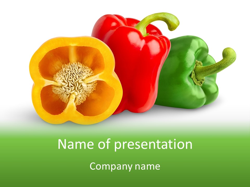 Paprika Food Section PowerPoint Template